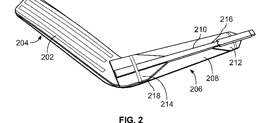 A patent drawing with numbered callouts pointing at its parts.