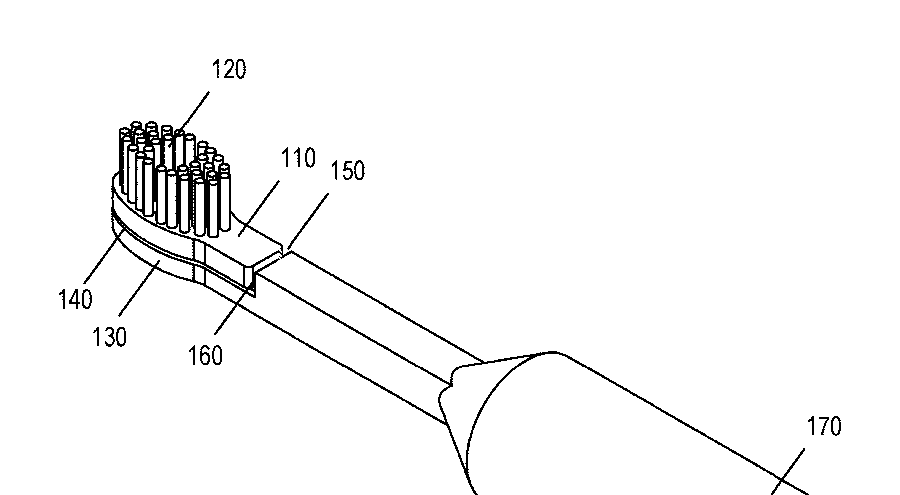 A patent drawing with numbered callouts pointing at its parts.