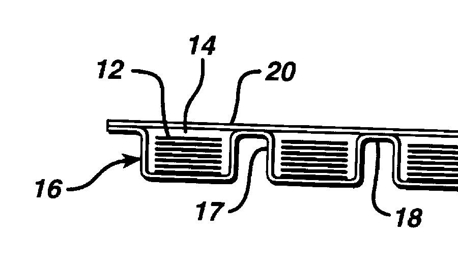 A patent drawing with numbered callouts pointing at its parts.
