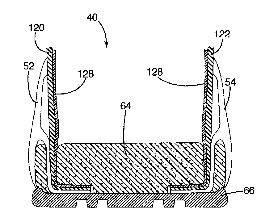 A patent drawing with numbered callouts pointing at its parts.