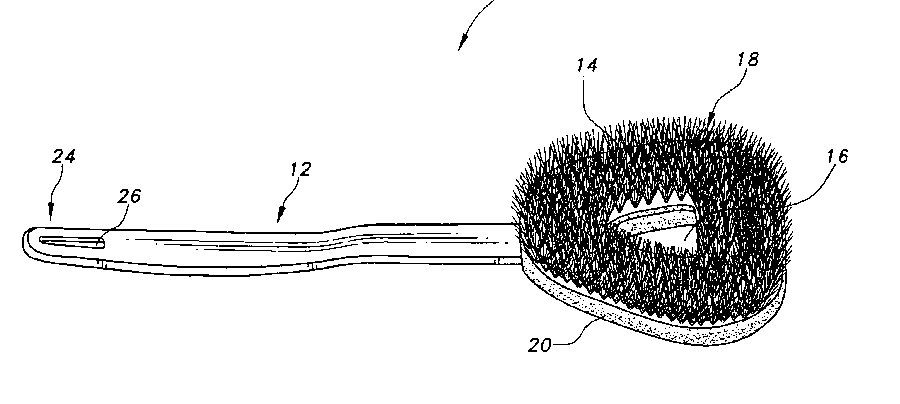 A patent drawing with numbered callouts pointing at its parts.
