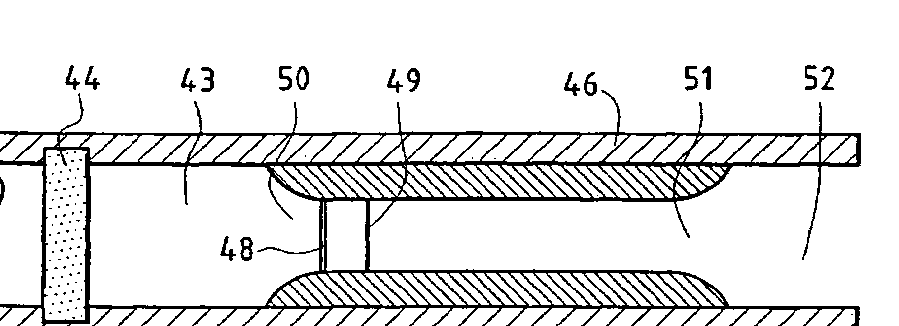 A patent drawing with numbered callouts pointing at its parts.