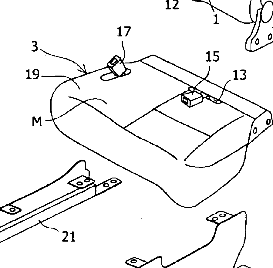 A patent drawing with numbered callouts pointing at its parts.
