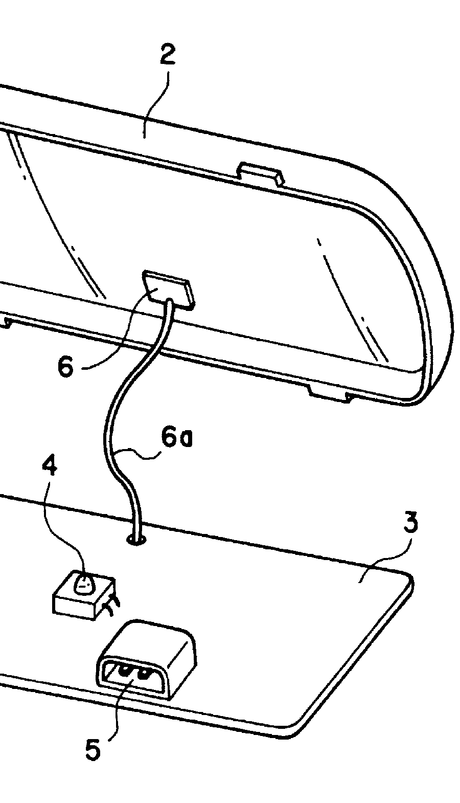 A patent drawing with numbered callouts pointing at its parts.