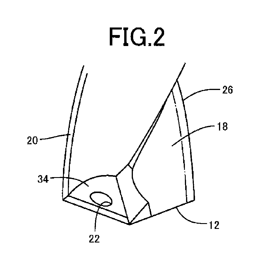 A patent drawing with numbered callouts pointing at its parts.